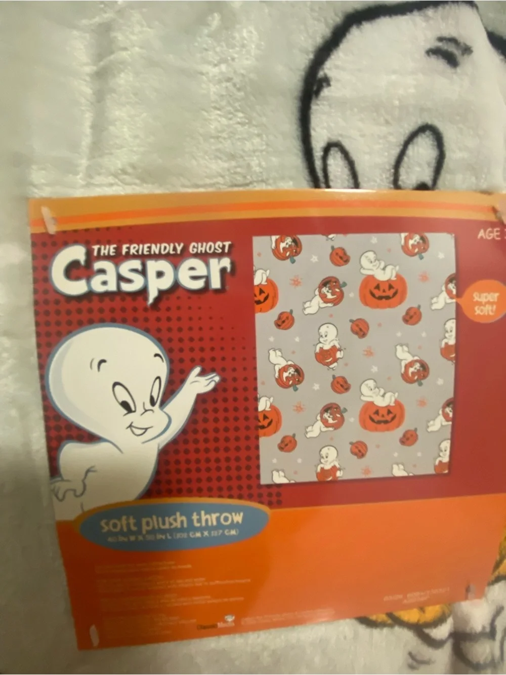 Kids' Gray Pumpkin & Ghost Plush Pajama Top - Soft Halloween Sleepwear